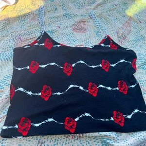 Black Barbed Wire Roses